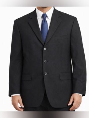 Lucelli Black Dress Blazer Men’s Size 38R(A264)✨